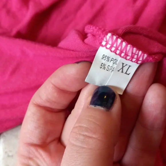 Pink Open Back Tee - Picture 5 of 6